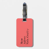 Étiquette À Bagage J'aime mon norvégien Buhund (Dos Vertical)