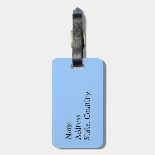 Étiquette À Bagage J'aime mon Schnauzer géant (Dos Vertical)