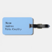 Étiquette À Bagage J'aime mon Schnauzer géant (Dos horizontal)