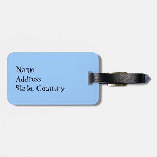 Étiquette À Bagage J'aime mon Schnauzer géant (Dos horizontal)