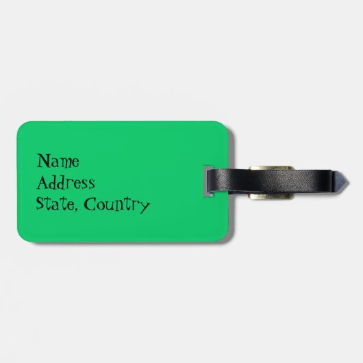 Étiquette À Bagage J'aime mon Scottie (Dos horizontal)