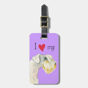 Étiquette À Bagage J'aime mon Sealyham Terrier