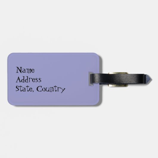 Étiquette À Bagage J'aime mon teckel à poils durs (Dos horizontal)