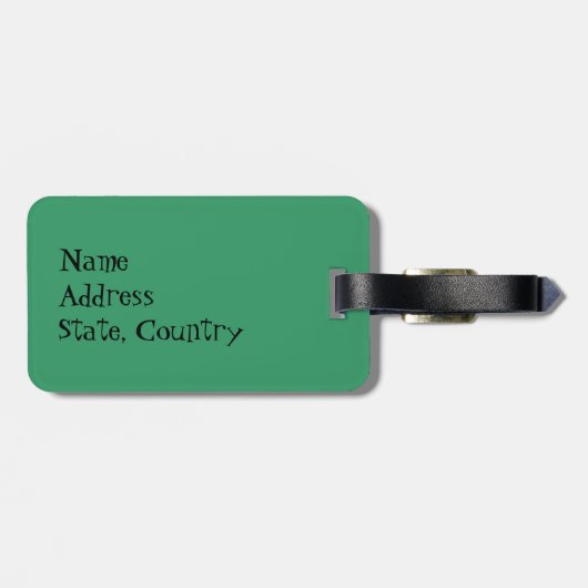 Étiquette À Bagage J'aime mon Terrier blond comme les blés enduit (Dos horizontal)