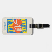 Étiquette À Bagage J'aime tout le monde (Devant horizontal)