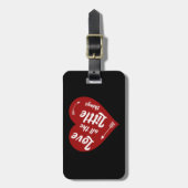 Étiquette À Bagage J'aime toutes les petites choses design (Devant Vertical)