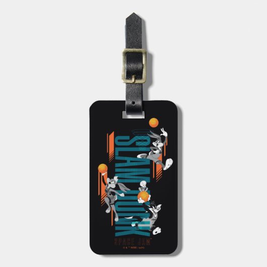 Étiquette À Bagage JAM ESPACE : UN NOUVEAU LEGACY™ | Slam Dunk (Devant Vertical)