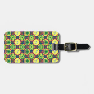 Étiquette À Bagage Jamahiri ® Libye Motif africain