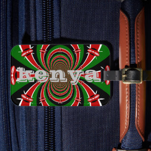 Étiquette À Bagage Jambo Habari ! Kenya Hakuna Matata Cadeau