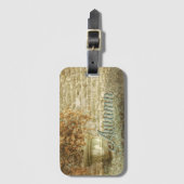 Étiquette À Bagage Jardin d'automne rustique (Devant Vertical)