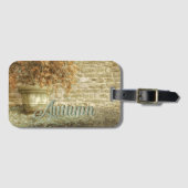 Étiquette À Bagage Jardin d'automne rustique (Devant Horizontal)