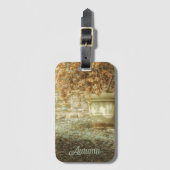 Étiquette À Bagage Jardin d'automne rustique (Devant Vertical)