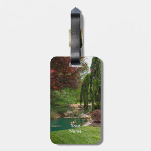Étiquette À Bagage Jardin paisible