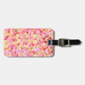 Étiquette À Bagage Jardin rose (Devant horizontal)