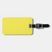 Étiquette À Bagage Jaune jonquille (Devant horizontal)