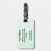 Étiquette À Bagage Javelin (Dos Vertical)