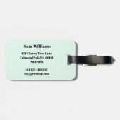 Étiquette À Bagage Javelin (Dos horizontal)