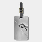 Étiquette À Bagage Javelot de lancement d'homme (Devant Vertical)