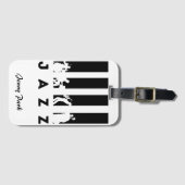 Étiquette À Bagage Jazz joueurs personnalisés (Devant Horizontal)