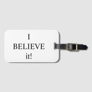 Étiquette À Bagage Je crois que Thunder_Cove