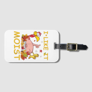 Étiquette À Bagage Je L'Aime Moist Funny Turquie Dîner Thanksgiv