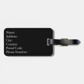 Étiquette À Bagage Je lirais plutôt (Dos horizontal)