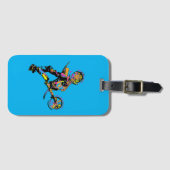 Étiquette À Bagage Je me suis évanoui ! - Stunt Motocross libre (Devant Horizontal)