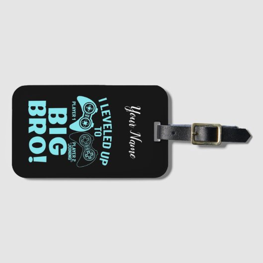 Étiquette À Bagage Je Me Suis Rendu À Big Bro (Devant Horizontal)