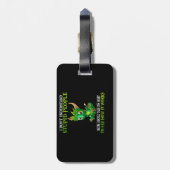 Étiquette À Bagage Je ne comprends pas les gens stupides mignons drag (Dos Vertical)