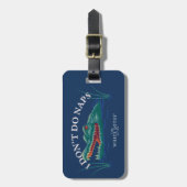 Étiquette À Bagage Je ne fais pas de sieste Alligator - le Lotus blan (Devant Vertical)