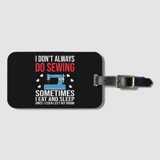 Étiquette À Bagage Je ne mâche pas toujours (Devant Horizontal)