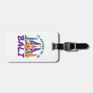 Étiquette À Bagage Je préfère être à Bali Indonésie Voyage vacances