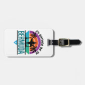 Étiquette À Bagage Je préférerais être aux Bermudes (Devant horizontal)