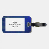 ÉTIQUETTE À BAGAGE JE SUIS CODE BLOQUÉ (Dos horizontal)