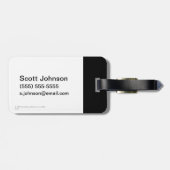 Étiquette À Bagage Je Suis Feu Je Suis Mort ! (Dos horizontal)