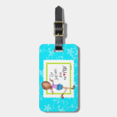 Étiquette À Bagage Je suis juste ici pour l'AMUSEMENT (Devant Vertical)