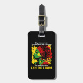 Étiquette À Bagage Je Suis La Tempête Du 10E Siècle Qu'Ils Lui Faisai (Devant Vertical)