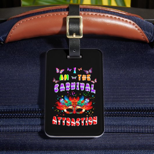 Étiquette À Bagage Je Suis L'Attraction Du Carnaval (Insitu Rectoal 2)
