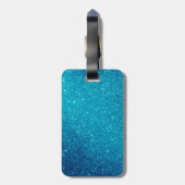 Étiquette À Bagage Je suis style drôle de parties scintillantes (Dos Vertical)