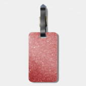 Étiquette À Bagage Je suis style rose drôle de parties scintillantes (Dos Vertical)