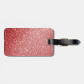 Étiquette À Bagage Je suis style rose drôle de parties scintillantes (Dos horizontal)