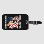 Étiquette À Bagage Je suis toujours une fille de Trump, je ne fais au (Devant Horizontal)