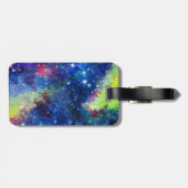Étiquette À Bagage Je suis une peinture spatiale de galaxie de (Dos horizontal)