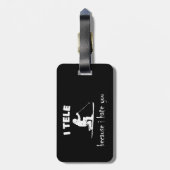 Étiquette À Bagage Je Te Dite Parce Que Je Te Déteste (Dos Vertical)