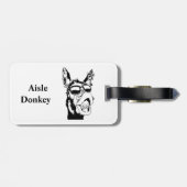 Étiquette À Bagage Je travaille à Chilis (Dos horizontal)