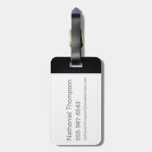 Étiquette À Bagage Je Veux Être Un Assistant (Dos Vertical)