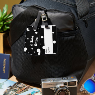 Étiquette À Bagage Je vois Orbs-bagage tag