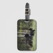 Étiquette À Bagage Jellowstone Luggage Bear (Devant Vertical)