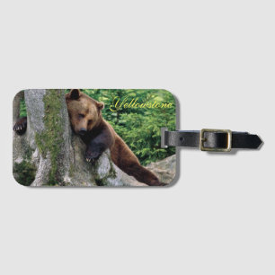 Étiquette À Bagage Jellowstone Luggage Bear