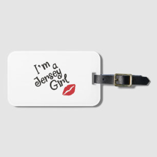 Étiquette À Bagage Jersey Girl Luggage Tag